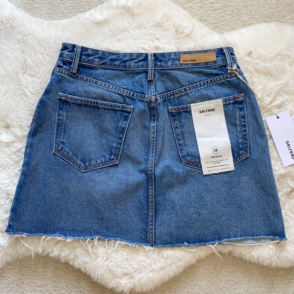 NWT GRLFRND Milla Metallic Leather Panel S… - Picture 7 of 14